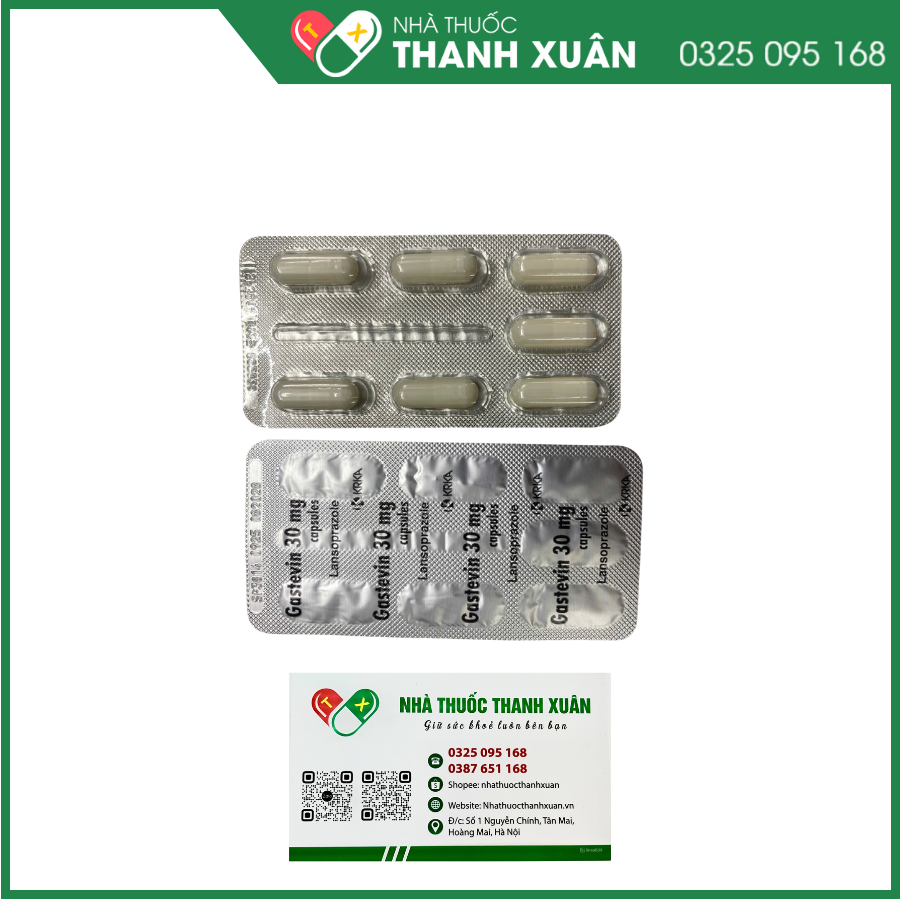 Gastevin 30mg điều trị loét dạ dày-tá tràng